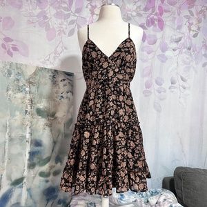 [SOLD] Nordstrom Ever After Brown Floral Dress Size M